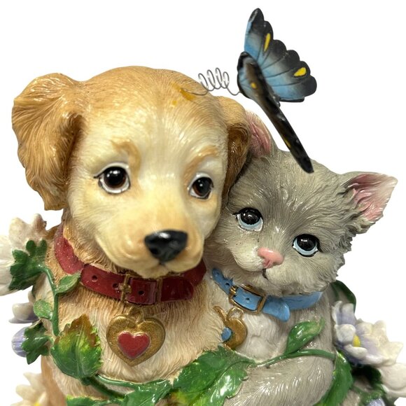 Fitz and Floyd Dog Cat Musical Figurine Everyday Musicals Good Old Summertime - Picture 5 of 11